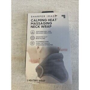 Sharper Image Calming Heat Neck Wrap with Heat & Massage
